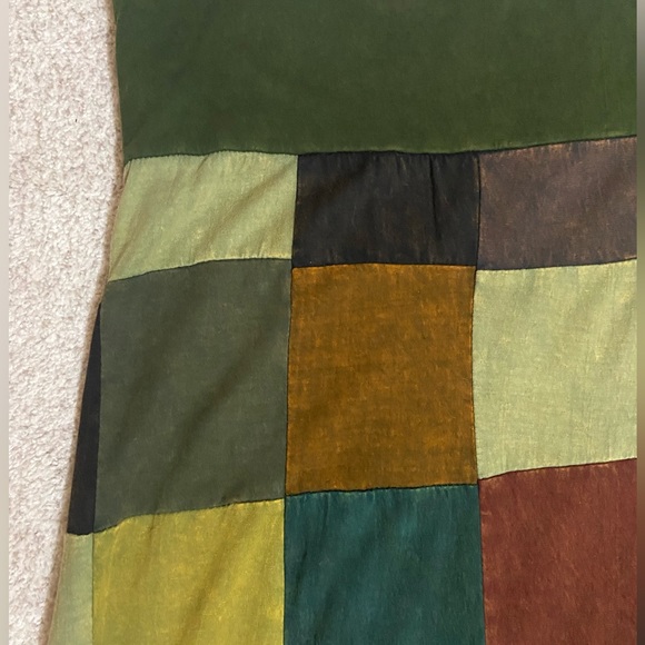 Jayli Hippie Skirt, Bohemian Style, Earthy Tones, Size Large - Picture 7 of 10